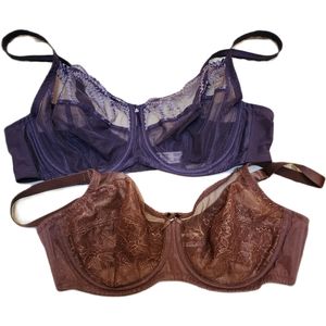 Bundle of 2 Wacoal 40C Lace Underwire Bras